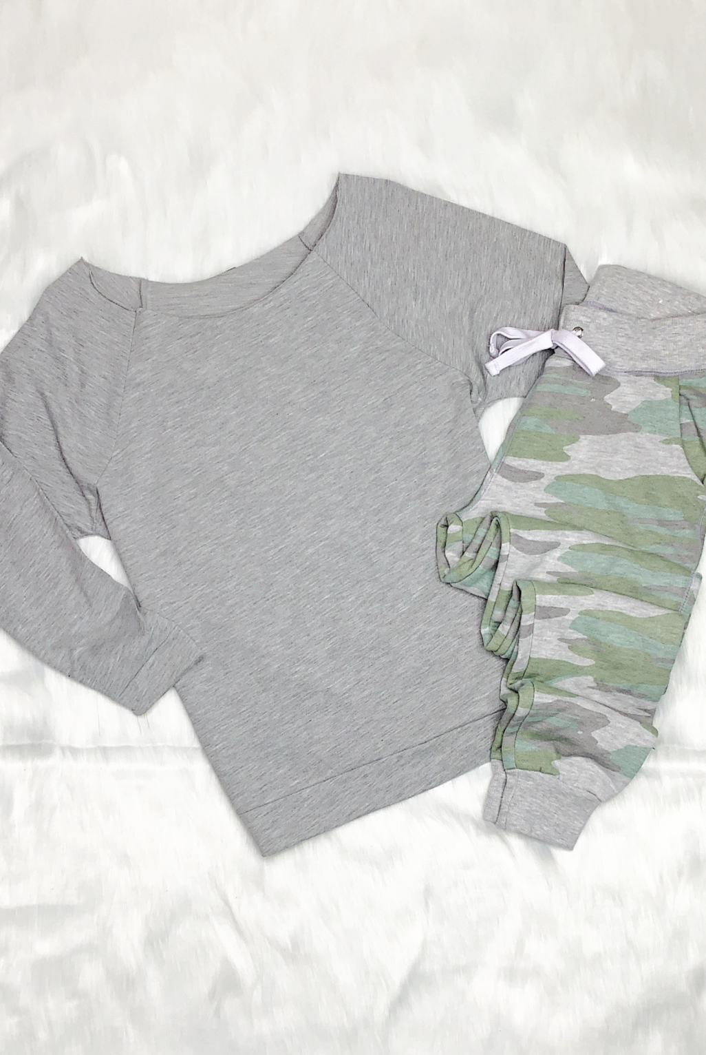 Raw Hem Off The Shoulder - Grey-Top-privityboutique.com-Privity Boutique, Women’s Fashion Boutique in Mesa, Arizona