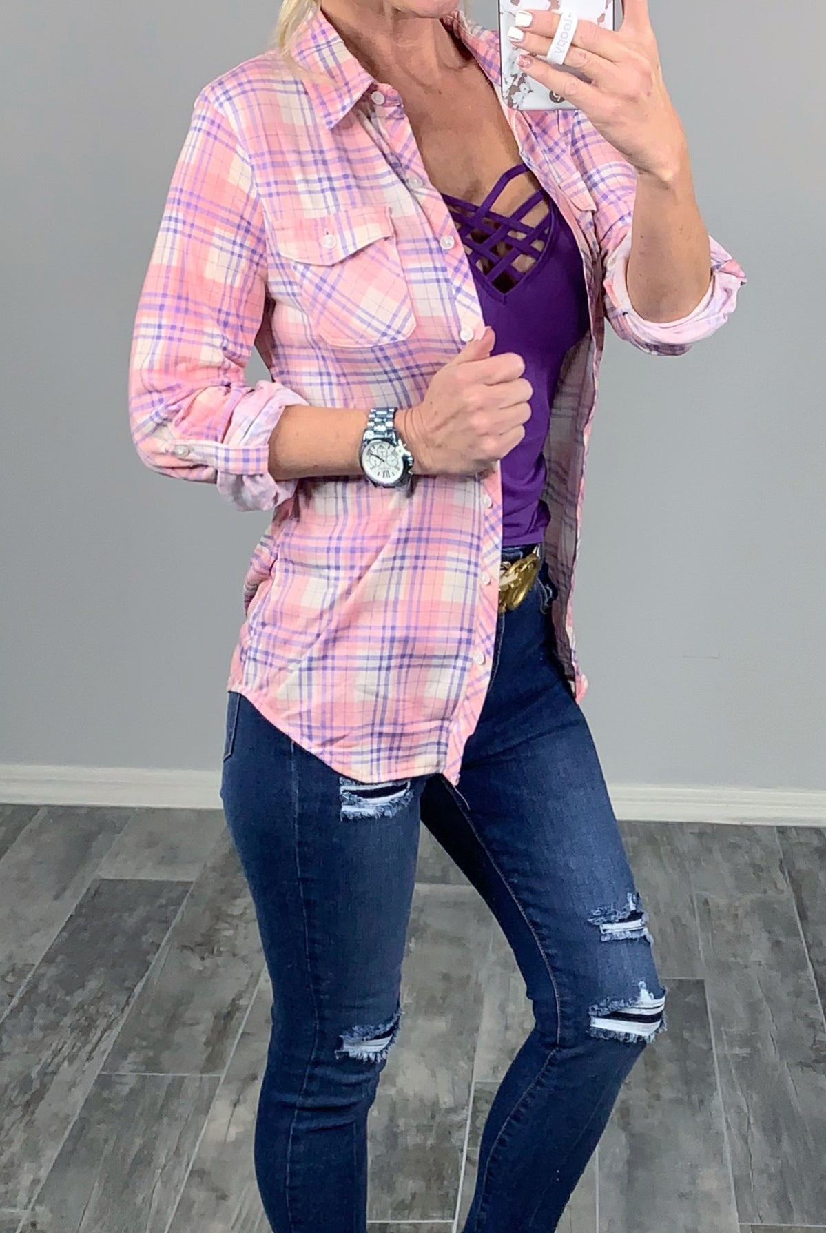 Long Caged Cami - Purple-cami-privityboutique-Privity Boutique, Women’s Fashion Boutique in Mesa, Arizona