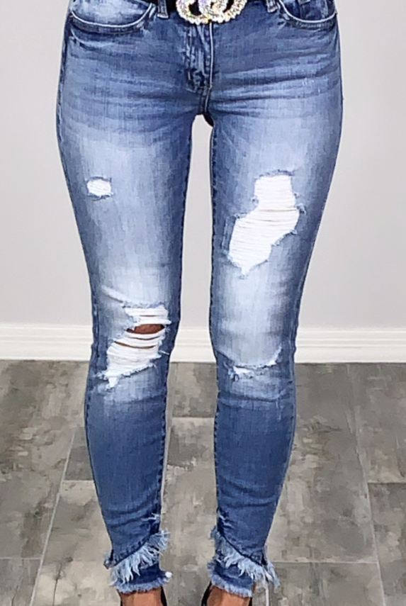 Kristy Raw Hem Jeans-ripped skinny jeans-privityboutique-Privity Boutique, Women’s Fashion Boutique in Mesa, Arizona