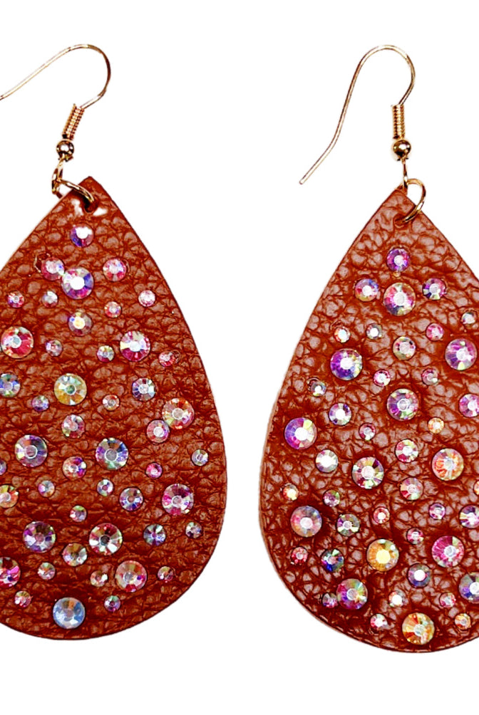 Leather Drop Earrings - Multiple Colors-privityboutique-Privity Boutique, Women’s Fashion Boutique in Mesa, Arizona