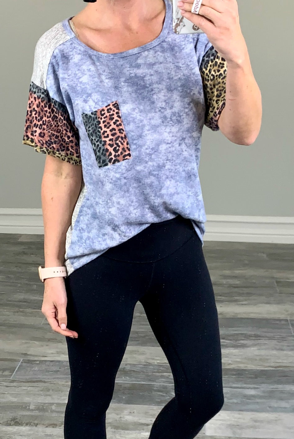 Tye Dye Leopard Print Top-Top-privityboutique-Privity Boutique, Women’s Fashion Boutique in Mesa, Arizona