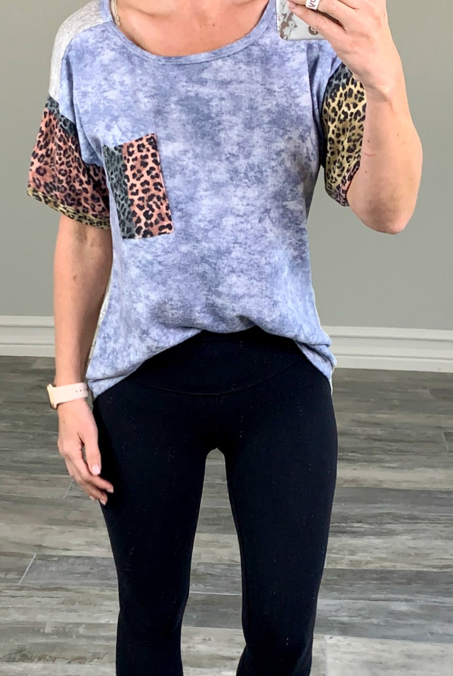 Tye Dye Leopard Print Top-Top-privityboutique-Privity Boutique, Women’s Fashion Boutique in Mesa, Arizona