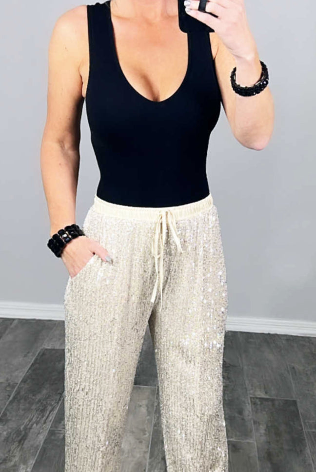 Sequin Joggers-palazzo-privityboutique.com-Privity Boutique, Women’s Fashion Boutique in Mesa, Arizona
