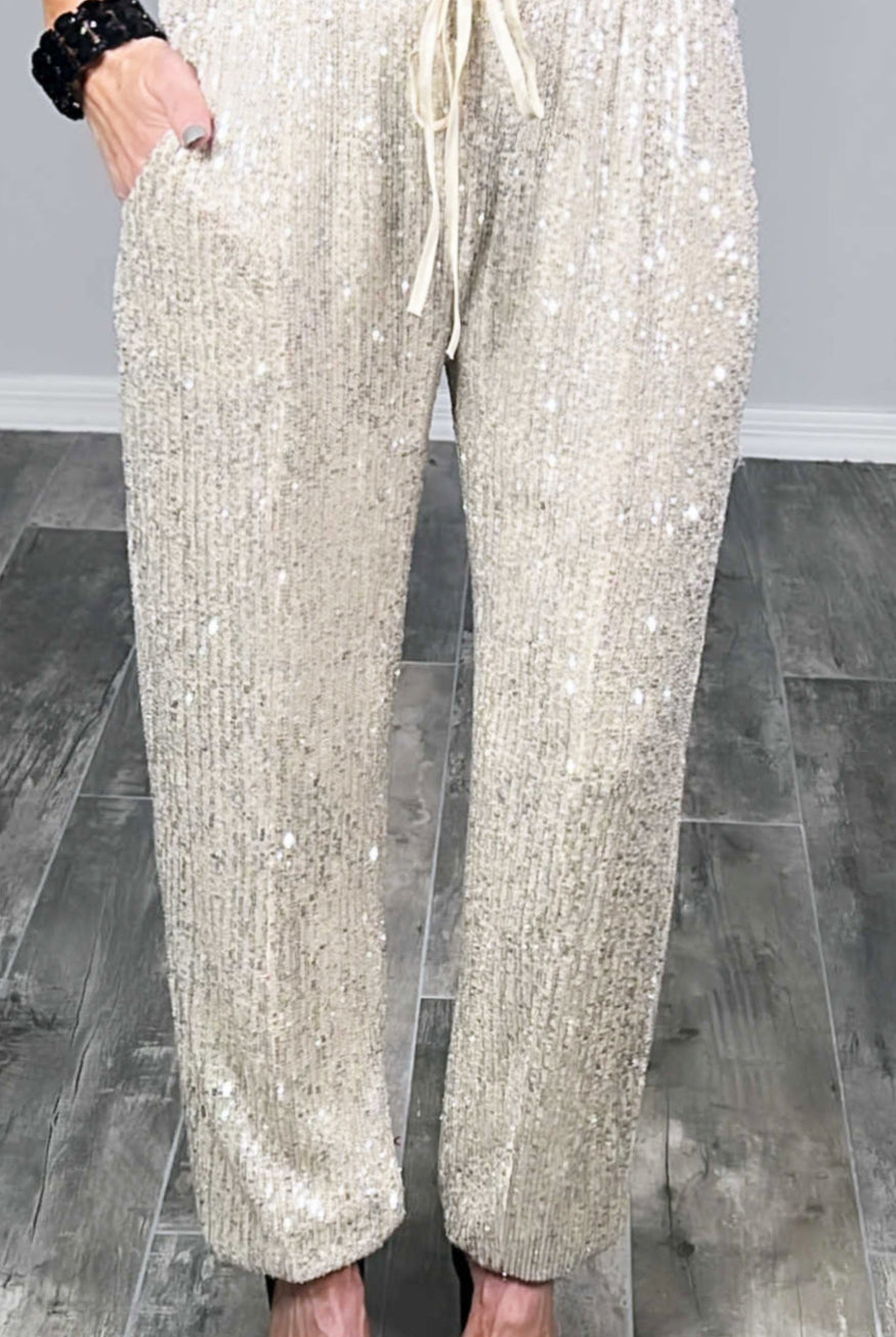 Sequin Joggers-palazzo-privityboutique.com-Privity Boutique, Women’s Fashion Boutique in Mesa, Arizona