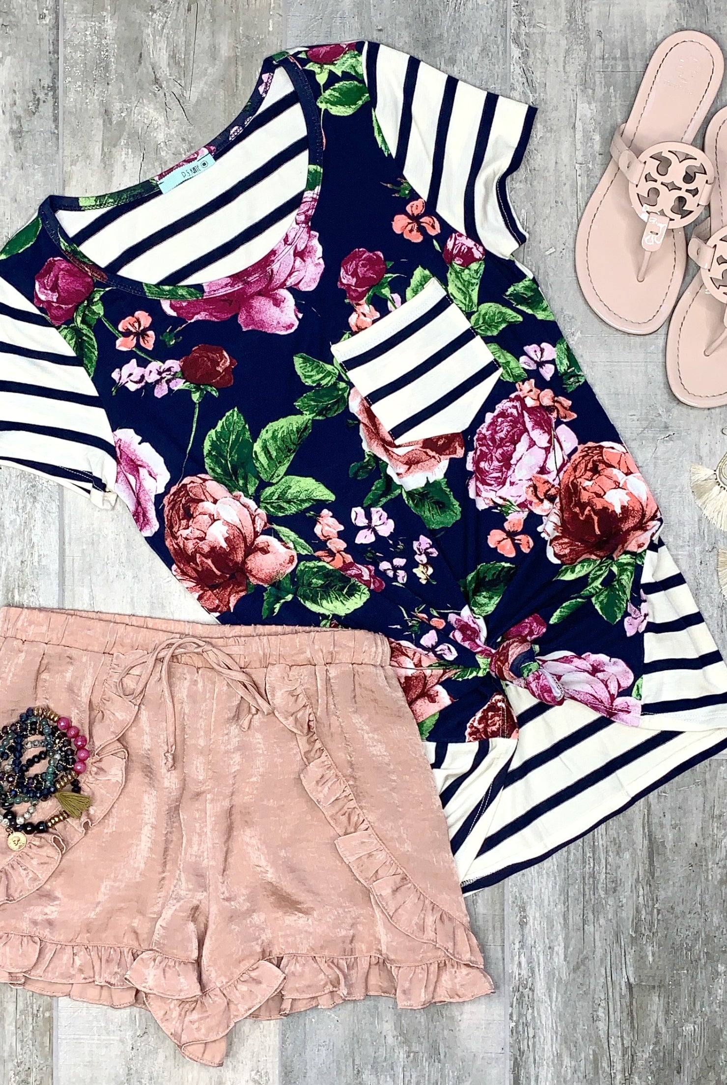 Satin Ruffle Shorts-shorts-privityboutique.com-Privity Boutique, Women’s Fashion Boutique in Mesa, Arizona