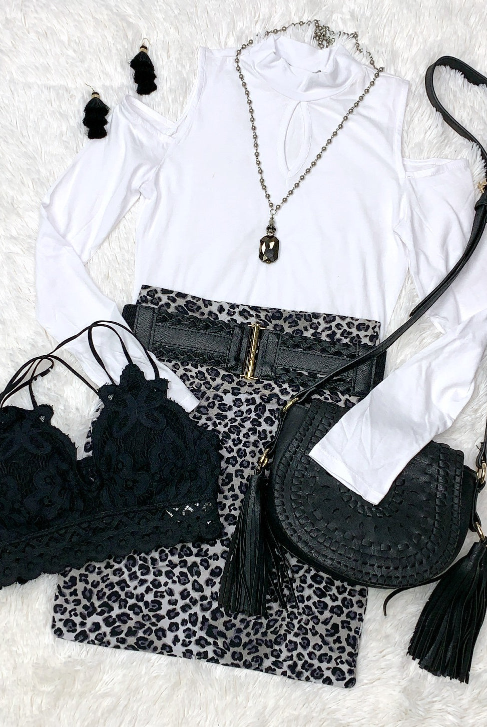 Cold Shoulder Top - White-Top-privityboutique-Privity Boutique, Women’s Fashion Boutique in Mesa, Arizona