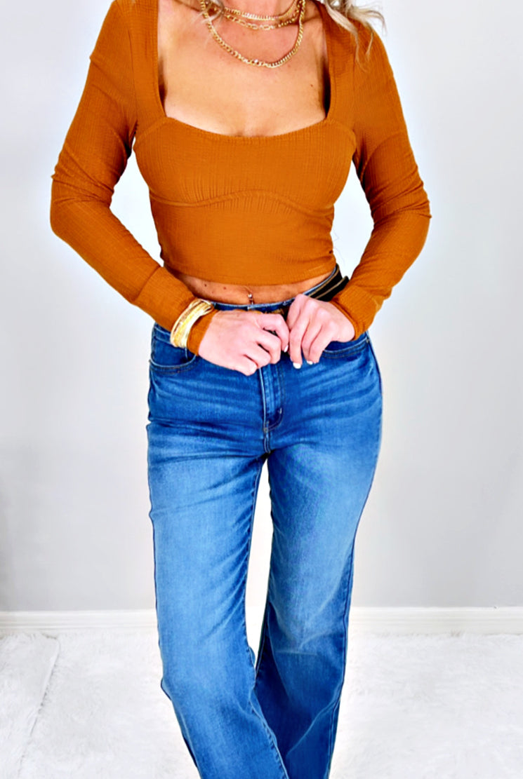 Taking On The Town Fray Hem Flare Jeans-privityboutique-Privity Boutique, Women’s Fashion Boutique in Mesa, Arizona