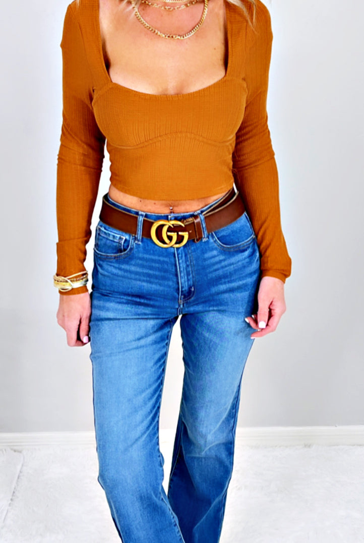 Capture This Picture Top - Camel-cropped crop top-privityboutique-Privity Boutique, Women’s Fashion Boutique in Mesa, Arizona