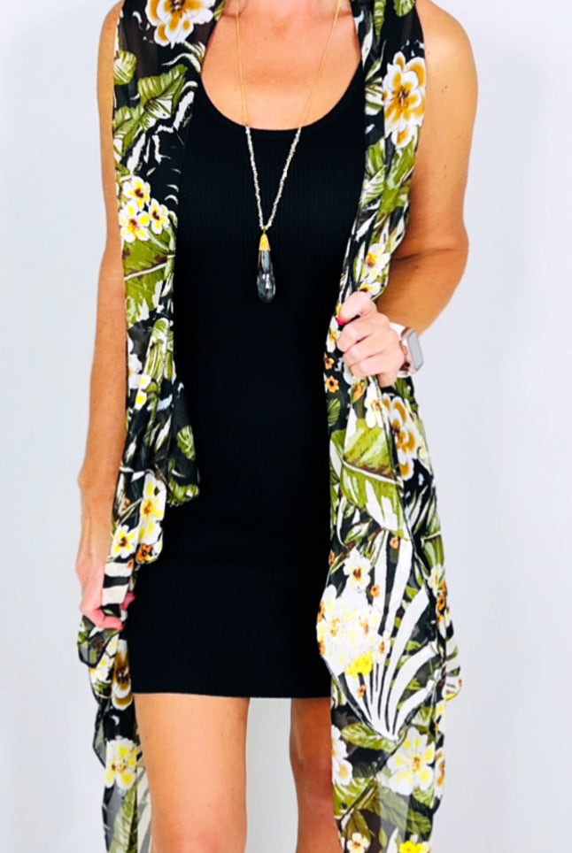 In The Palms Kimono - Black-kimono-privityboutique-Privity Boutique, Women’s Fashion Boutique in Mesa, Arizona