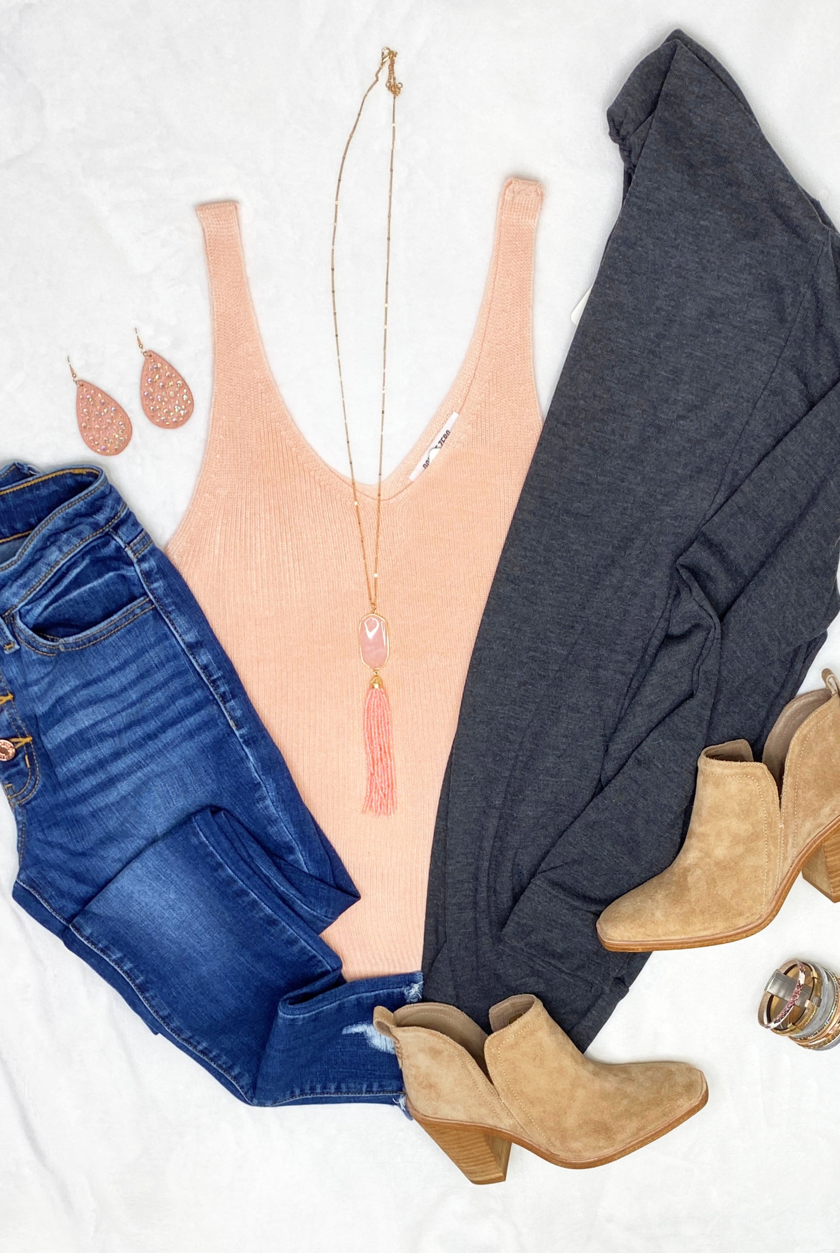 Comfort & Ease Tank - Pink-Top-privityboutique-Privity Boutique, Women’s Fashion Boutique in Mesa, Arizona