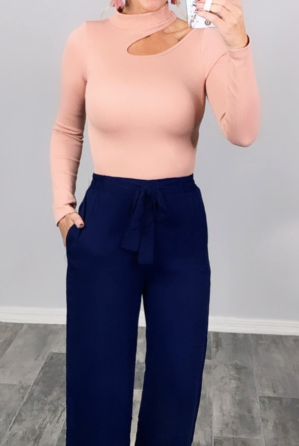 Leave Behind Pants - Navy-palazzo-privityboutique.com-Privity Boutique, Women’s Fashion Boutique in Mesa, Arizona