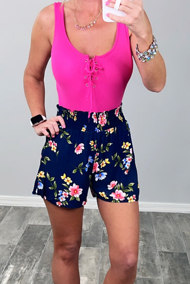 She's Stealing Hearts Multi Floral Shorts-Shorts-privityboutique.com-Privity Boutique, Women’s Fashion Boutique in Mesa, Arizona