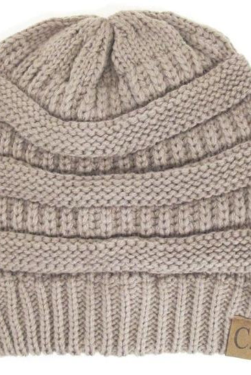 Slouchy Melange Knit Beanie: Multiple Colors-privityboutique-Privity Boutique, Women’s Fashion Boutique in Mesa, Arizona