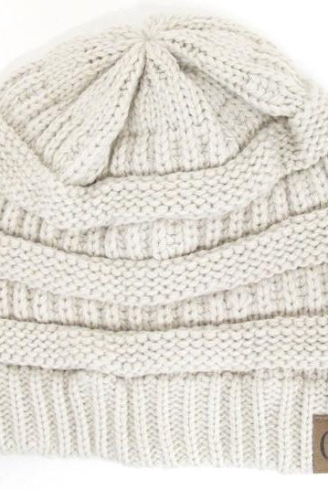 Slouchy Melange Knit Beanie: Multiple Colors-privityboutique-Privity Boutique, Women’s Fashion Boutique in Mesa, Arizona
