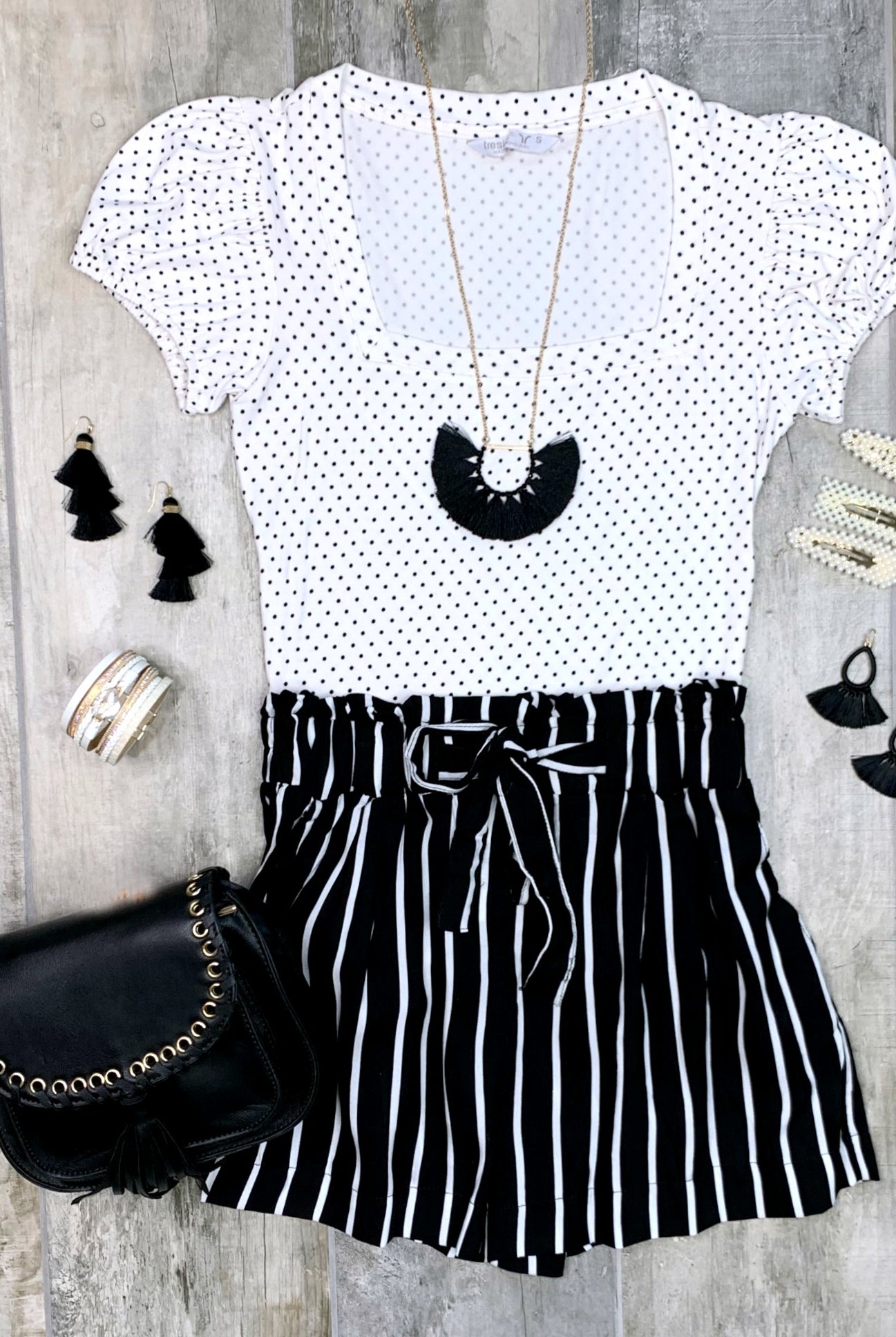 Take Notes Shorts - Black-Dress-privityboutique.com-Privity Boutique, Women’s Fashion Boutique in Mesa, Arizona