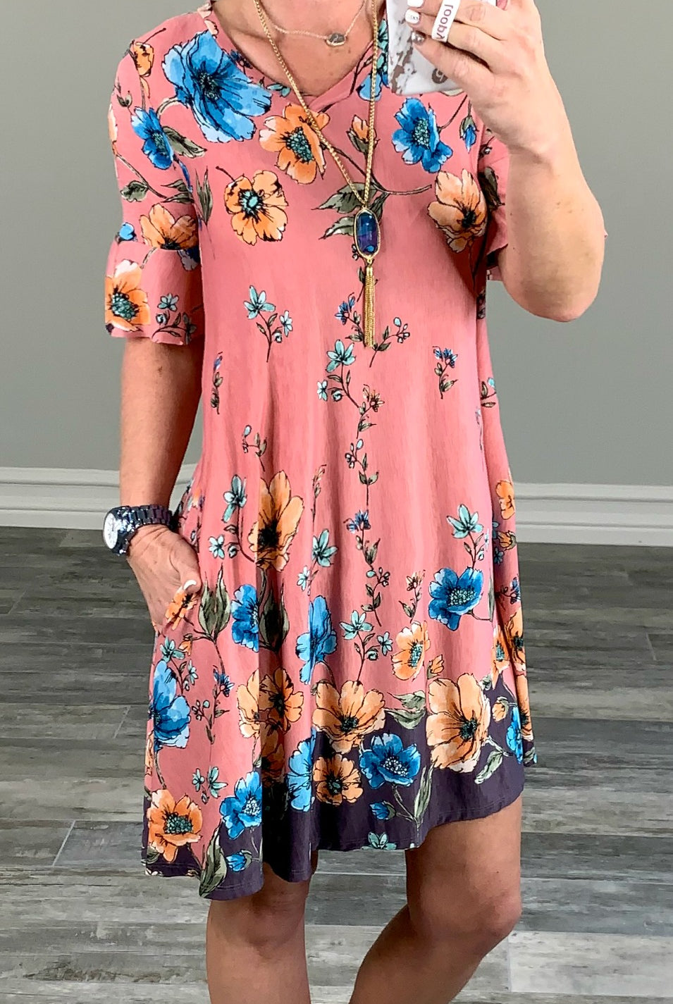 Always in Bloom Pocket Dress-Dress-privityboutique.com-Privity Boutique, Women’s Fashion Boutique in Mesa, Arizona