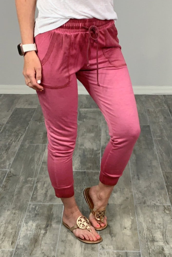 Ombre Cropped Joggers-joggers-privityboutique.com-Privity Boutique, Women’s Fashion Boutique in Mesa, Arizona