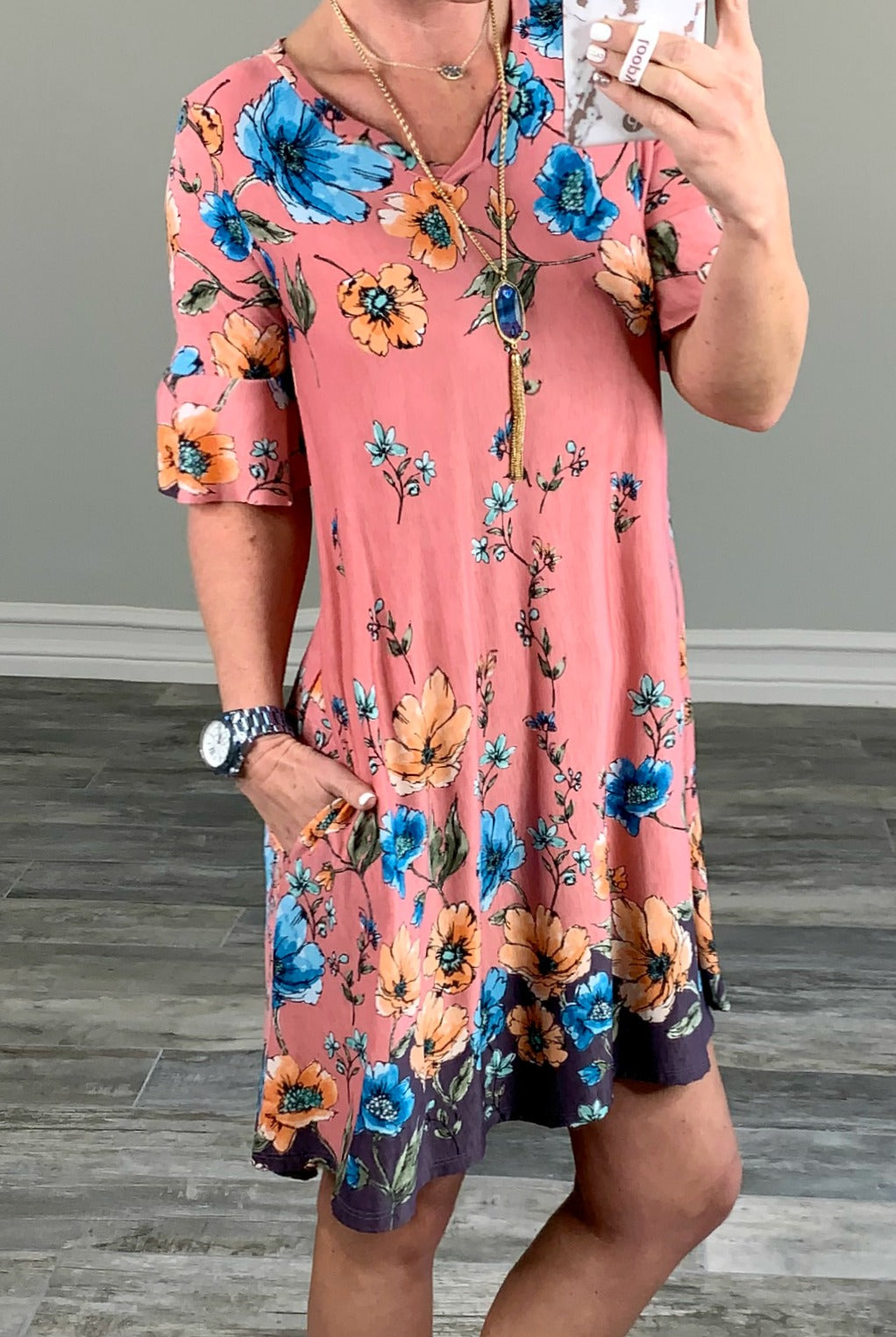 Always in Bloom Pocket Dress-Dress-privityboutique.com-Privity Boutique, Women’s Fashion Boutique in Mesa, Arizona