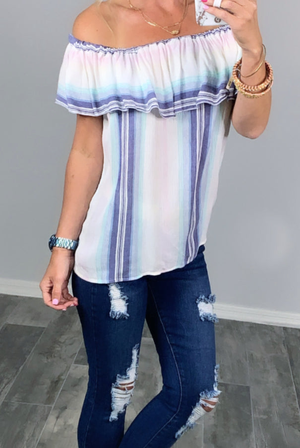 Southern Memories Striped Top-Top-privityboutique-Privity Boutique, Women’s Fashion Boutique in Mesa, Arizona