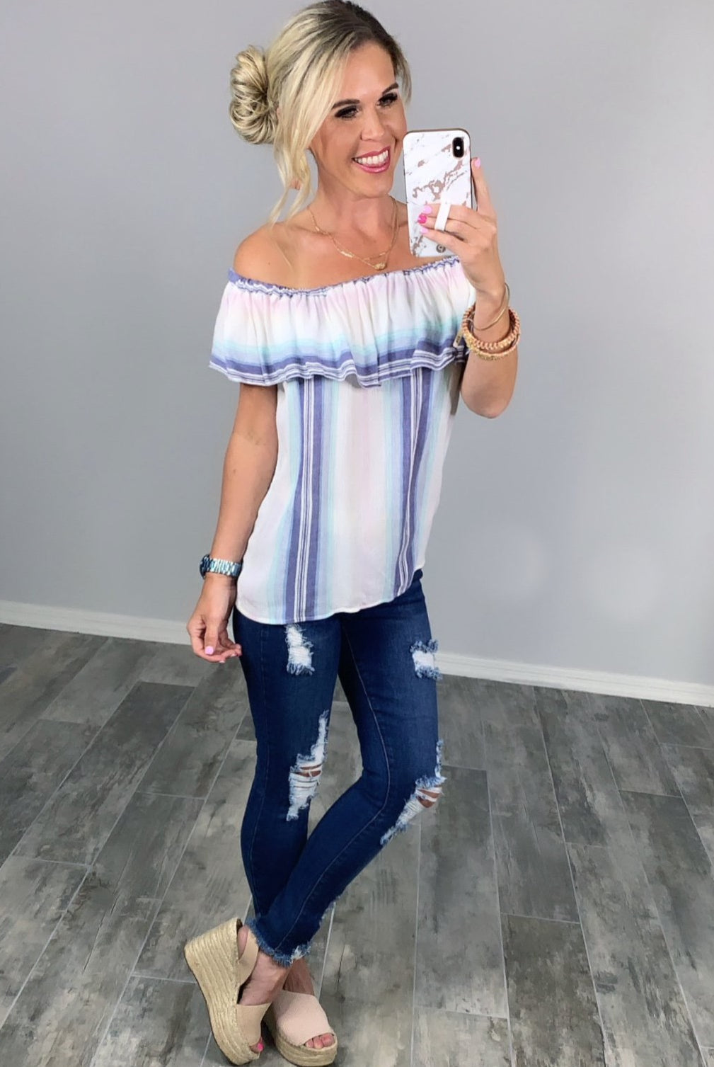 Southern Memories Striped Top-Top-privityboutique-Privity Boutique, Women’s Fashion Boutique in Mesa, Arizona