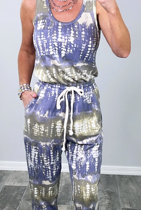Tie Dye Jumpsuit-Dress-privityboutique.com-Privity Boutique, Women’s Fashion Boutique in Mesa, Arizona