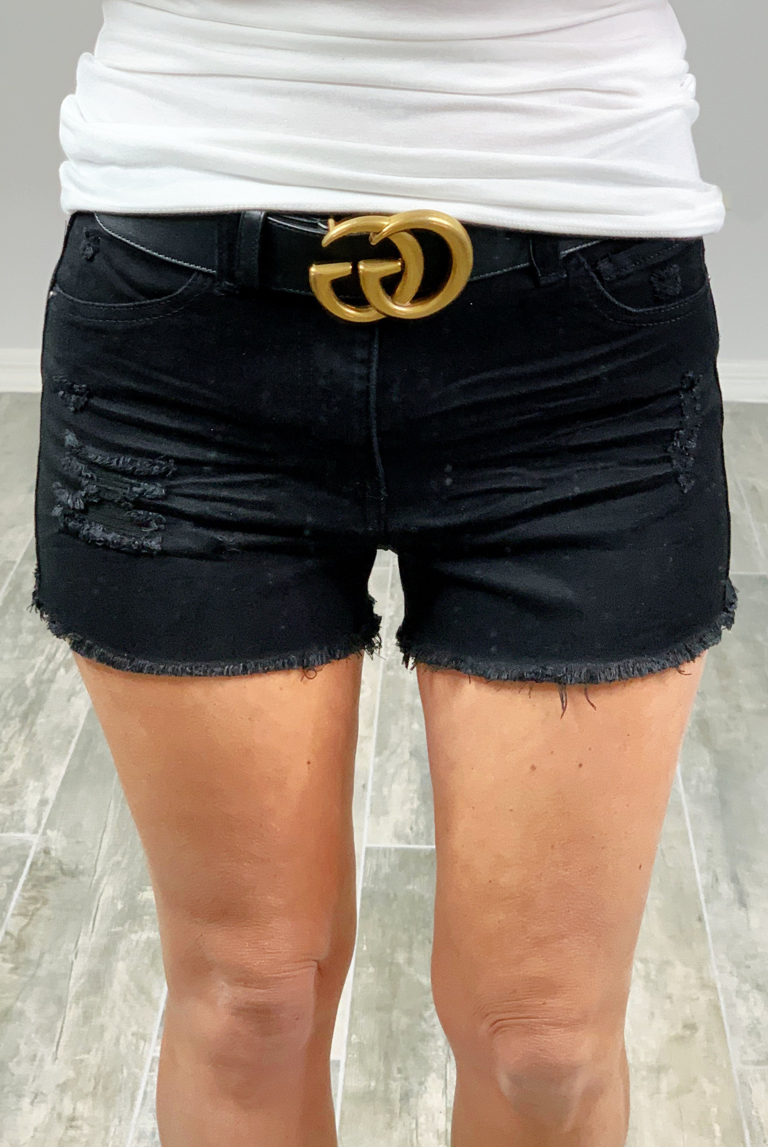 Under the Radar Black Shorts-shorts-privityboutique.com-Privity Boutique, Women’s Fashion Boutique in Mesa, Arizona