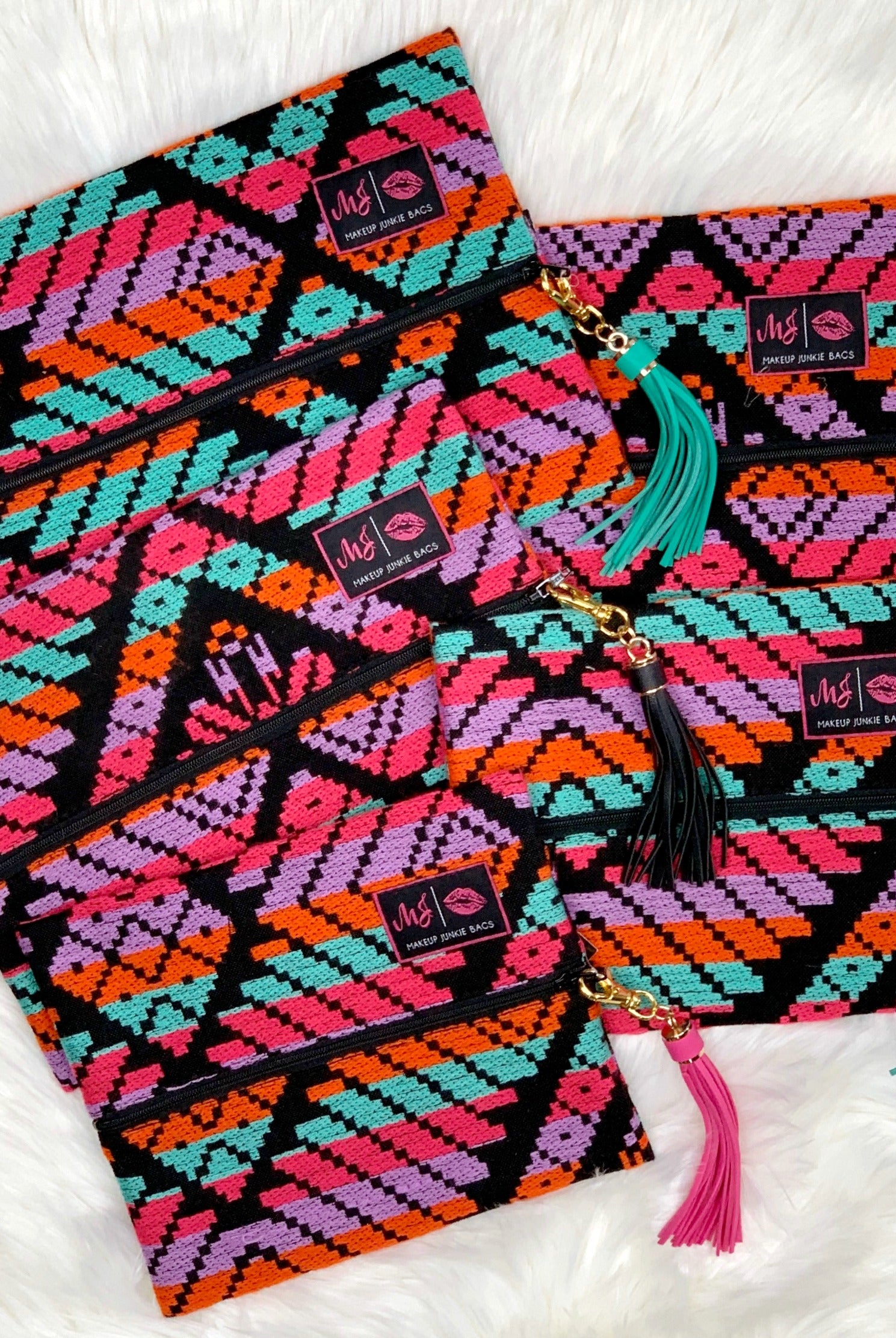 MakeUp Junkie Bags - Mayan Princess-makeup bag-privityboutique-Privity Boutique, Women’s Fashion Boutique in Mesa, Arizona