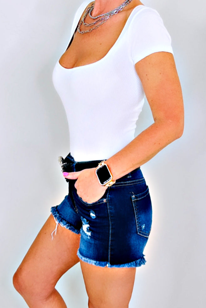 Under The Radar Shorts - Dark-shorts-privityboutique.com-Privity Boutique, Women’s Fashion Boutique in Mesa, Arizona