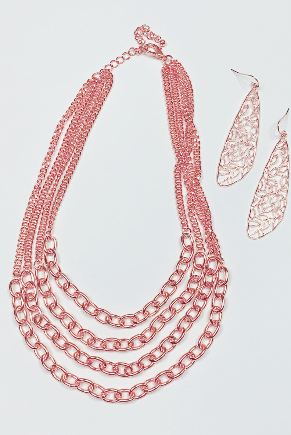 In Love With Layers Rose Gold Necklace-statement necklace-privityboutique.com-Privity Boutique, Women’s Fashion Boutique in Mesa, Arizona