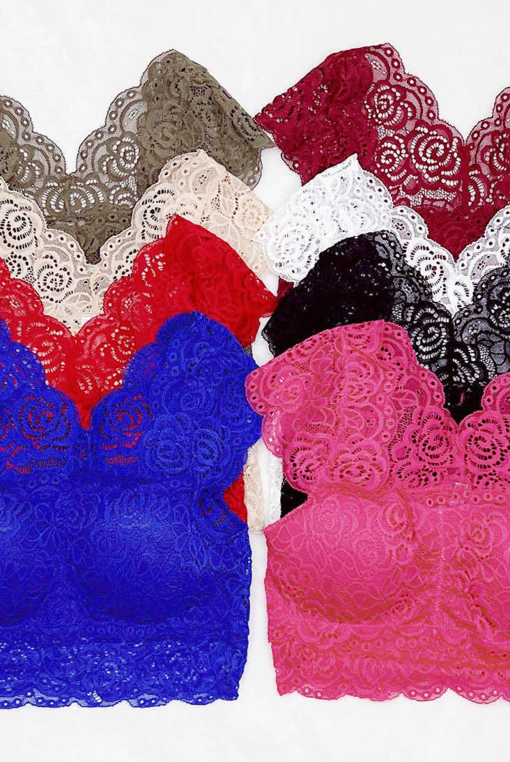 Delicate Lace Bralette - Multiple Colors-bralette-privityboutique-Privity Boutique, Women’s Fashion Boutique in Mesa, Arizona