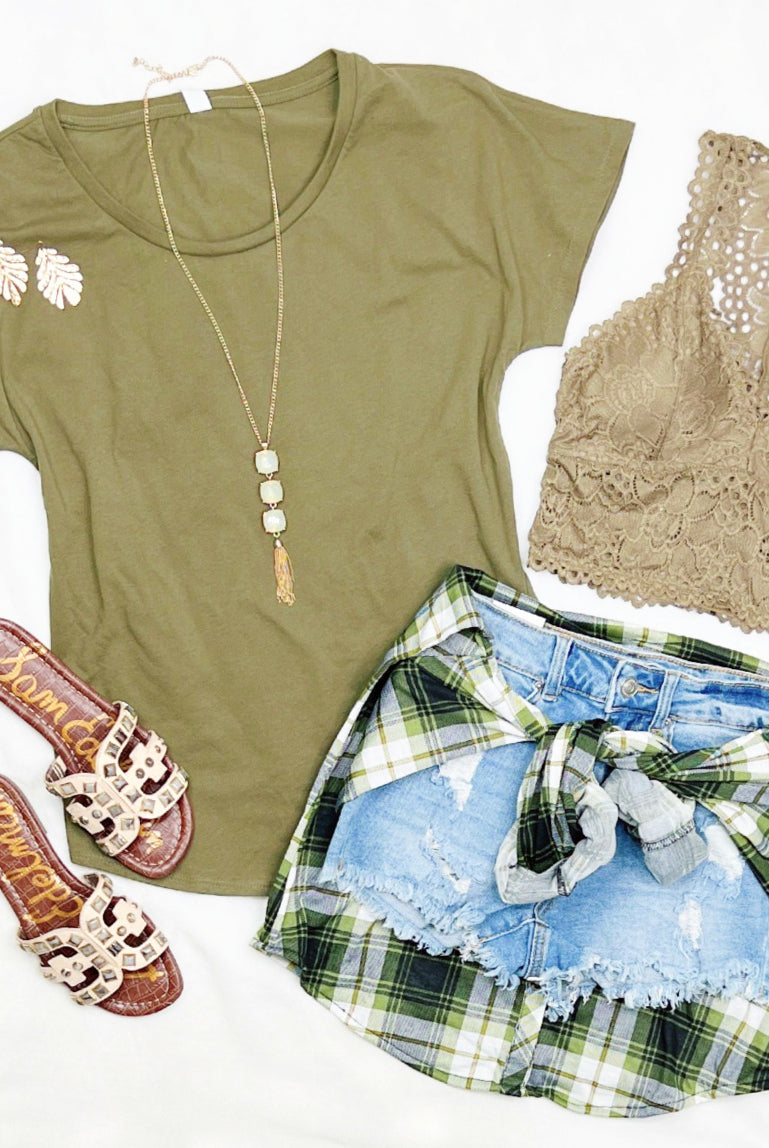 Better In The Basics Top - Olive-privityboutique-Privity Boutique, Women’s Fashion Boutique in Mesa, Arizona