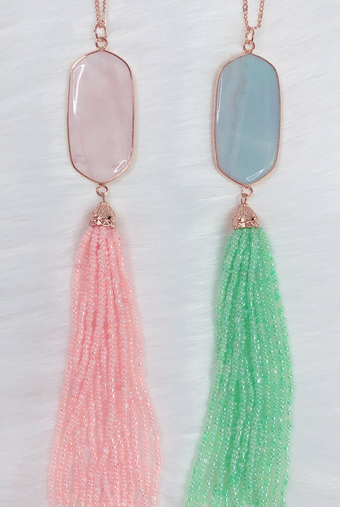 Beaded Tassel Necklace-necklace-privityboutique.com-Privity Boutique, Women’s Fashion Boutique in Mesa, Arizona