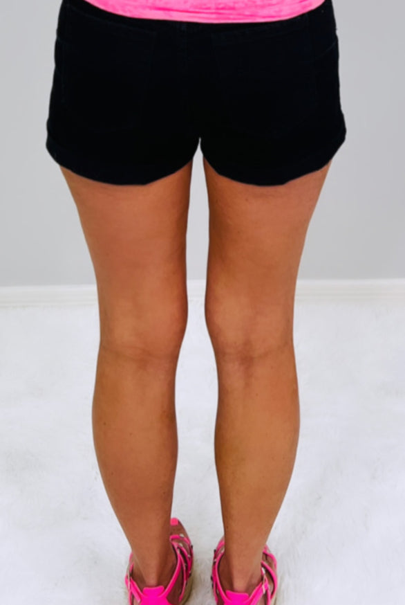 My Priority Denim Shorts - Black-shorts-privityboutique.com-Privity Boutique, Women’s Fashion Boutique in Mesa, Arizona
