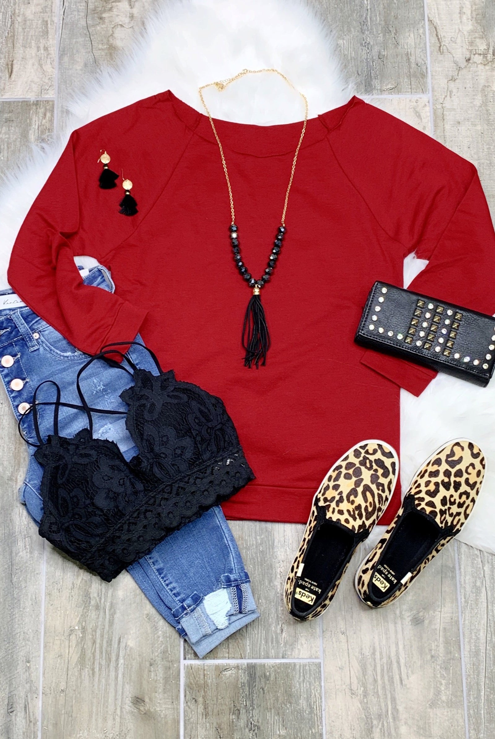 Raw Hem Off The Shoulder - Burgundy-Top-privityboutique.com-Privity Boutique, Women’s Fashion Boutique in Mesa, Arizona