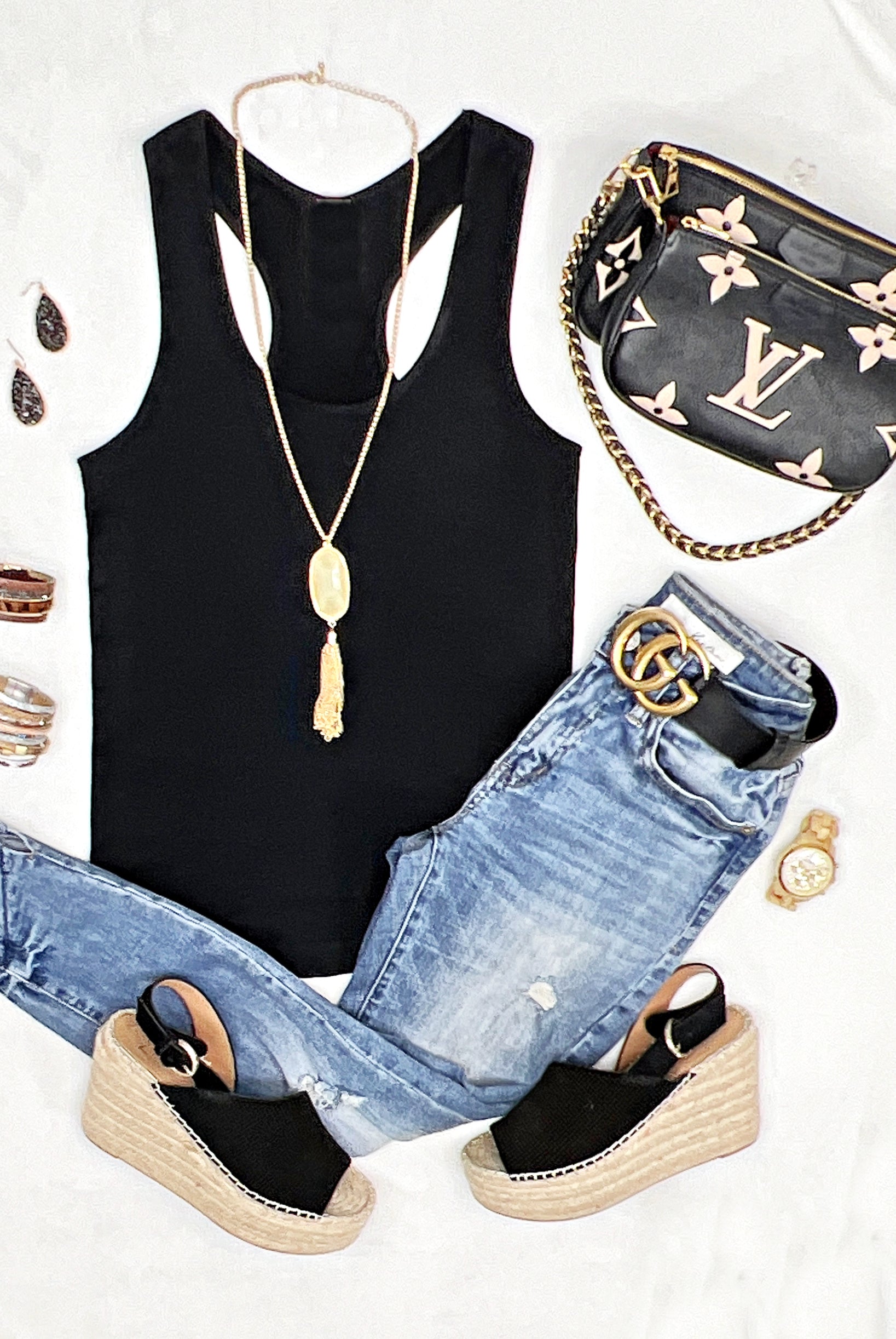 Everyday Basic Ribbed Racerback Tank - Black-racerback tank top-privityboutique-Privity Boutique, Women’s Fashion Boutique in Mesa, Arizona