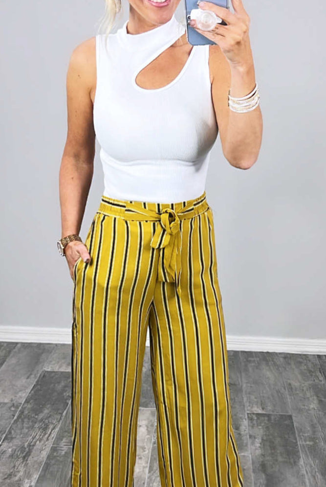 Epiphany Moment Pants - Mustard-palazzo-privityboutique.com-Privity Boutique, Women’s Fashion Boutique in Mesa, Arizona