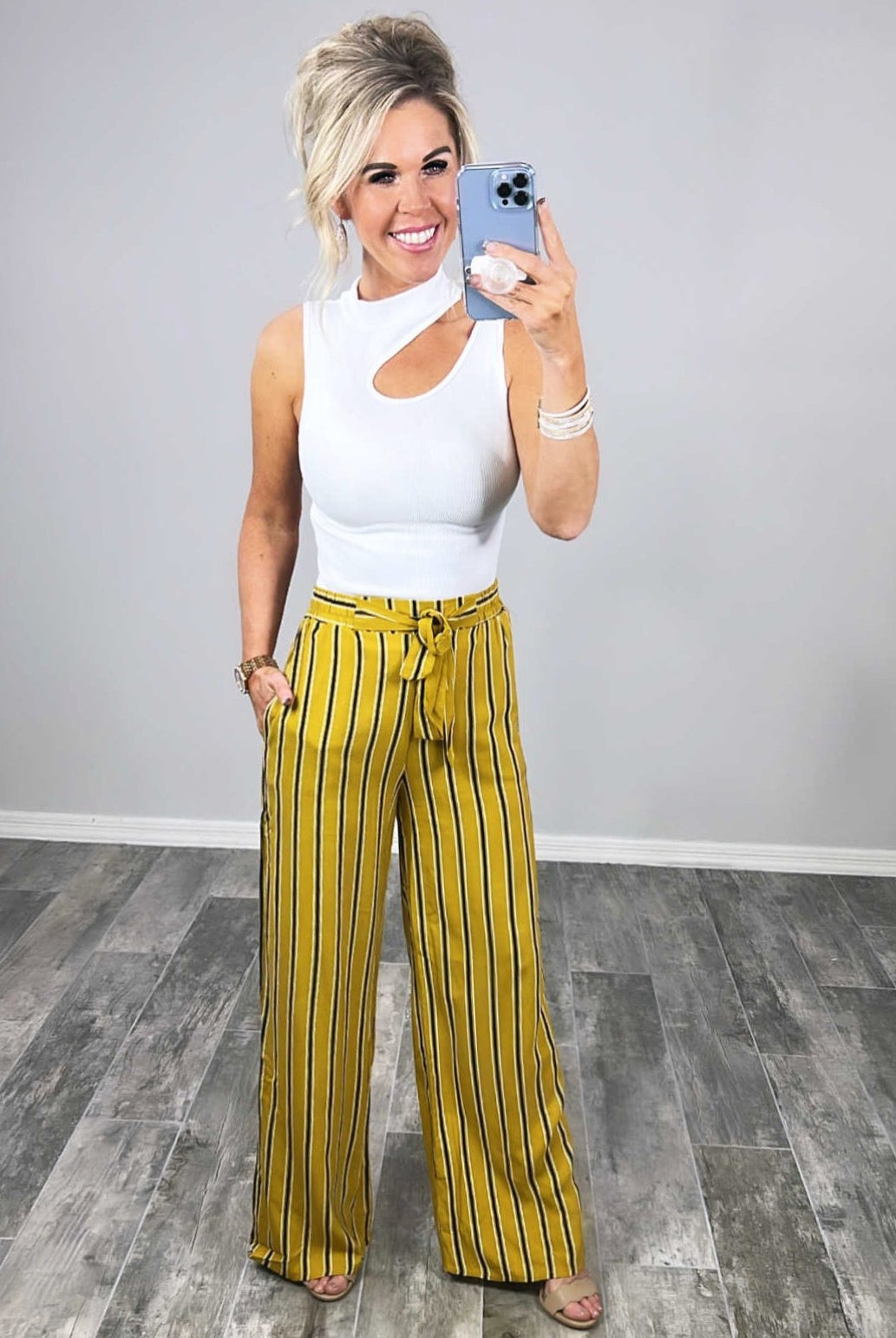 Epiphany Moment Pants - Mustard-palazzo-privityboutique.com-Privity Boutique, Women’s Fashion Boutique in Mesa, Arizona