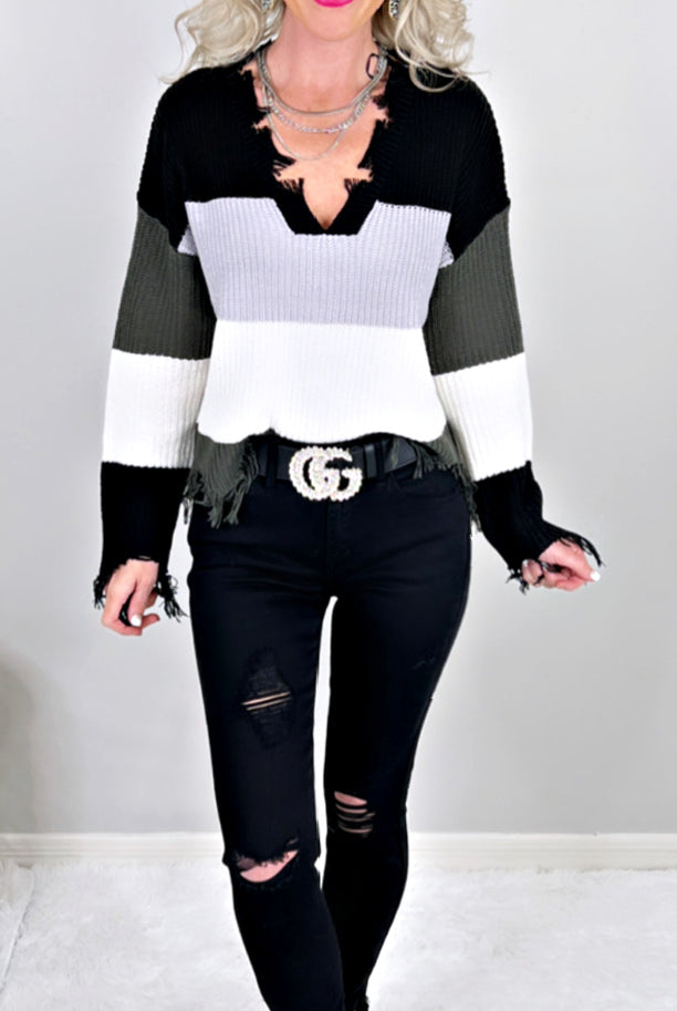 Kristy Raw Hem Jeans - Black-ripped skinny jeans-privityboutique-Privity Boutique, Women’s Fashion Boutique in Mesa, Arizona