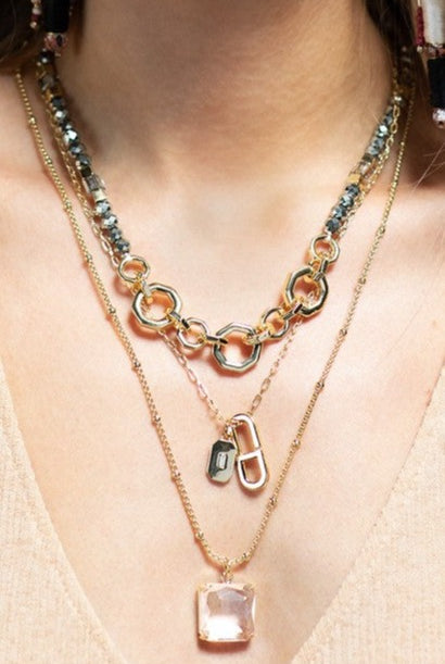 Prince Charming Layered Necklace-statement necklace-privityboutique.com-Privity Boutique, Women’s Fashion Boutique in Mesa, Arizona