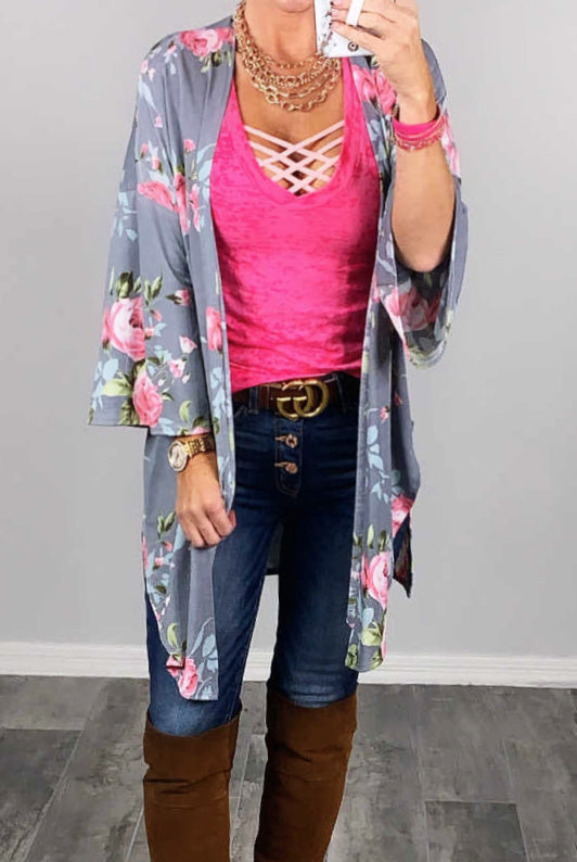 Fairytale Florals Kimono-kimono-privityboutique-Privity Boutique, Women’s Fashion Boutique in Mesa, Arizona