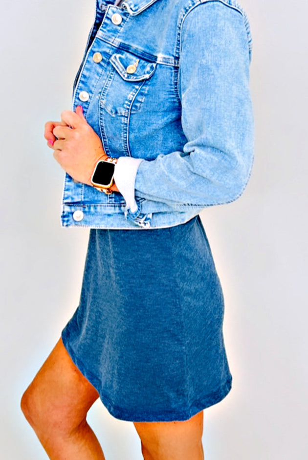 Stay Beautiful Light Wash Jean Jacket-Top-privityboutique.com-Privity Boutique, Women’s Fashion Boutique in Mesa, Arizona