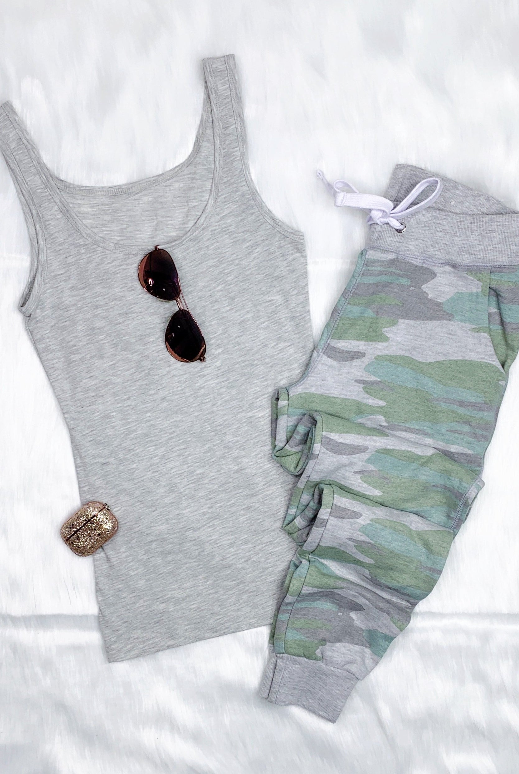 Basic Scoop Tank - Heather Grey-Top-privityboutique.com-Privity Boutique, Women’s Fashion Boutique in Mesa, Arizona