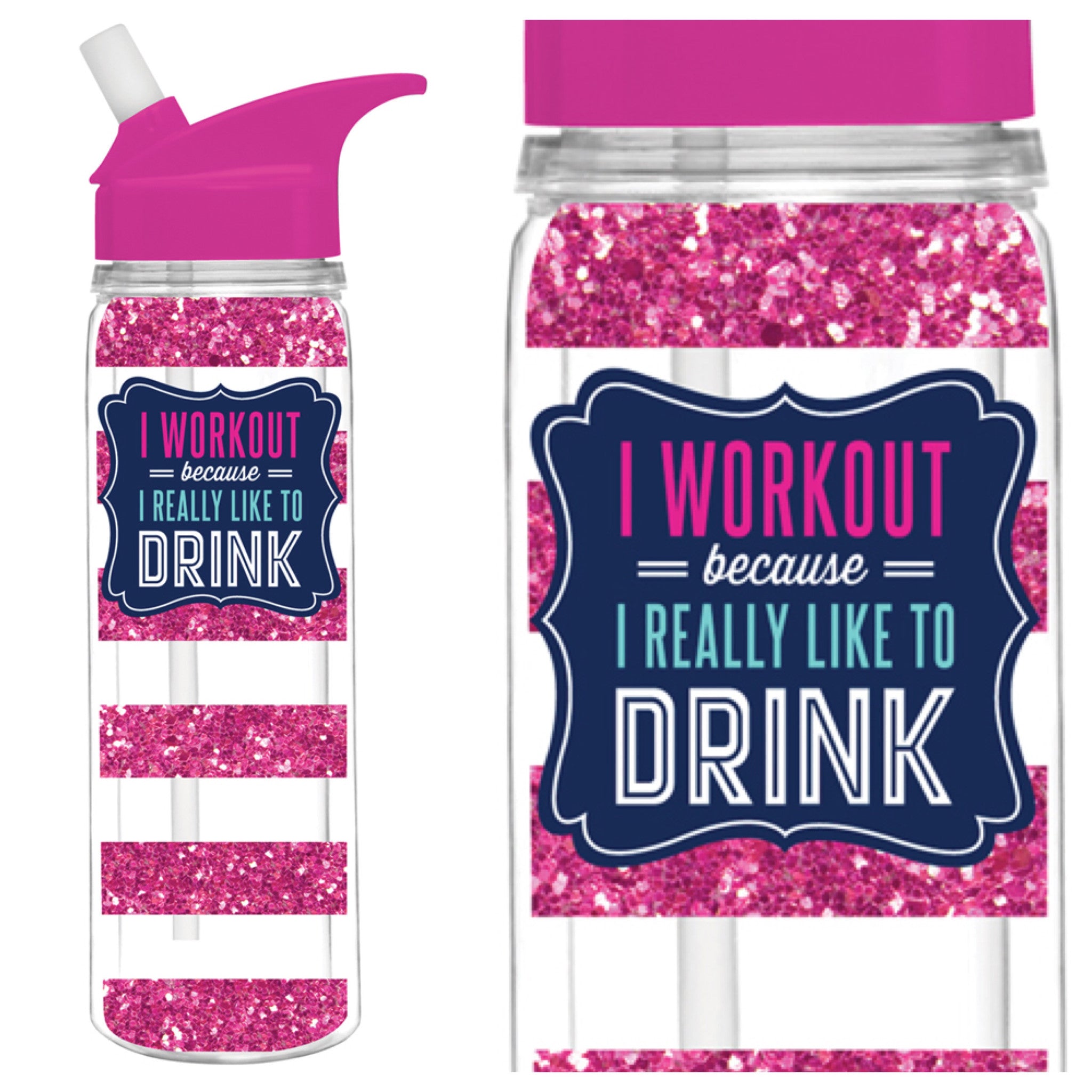 I Workout Because I Really Like to DRINK-water bottle-privityboutique-Privity Boutique, Women’s Fashion Boutique in Mesa, Arizona