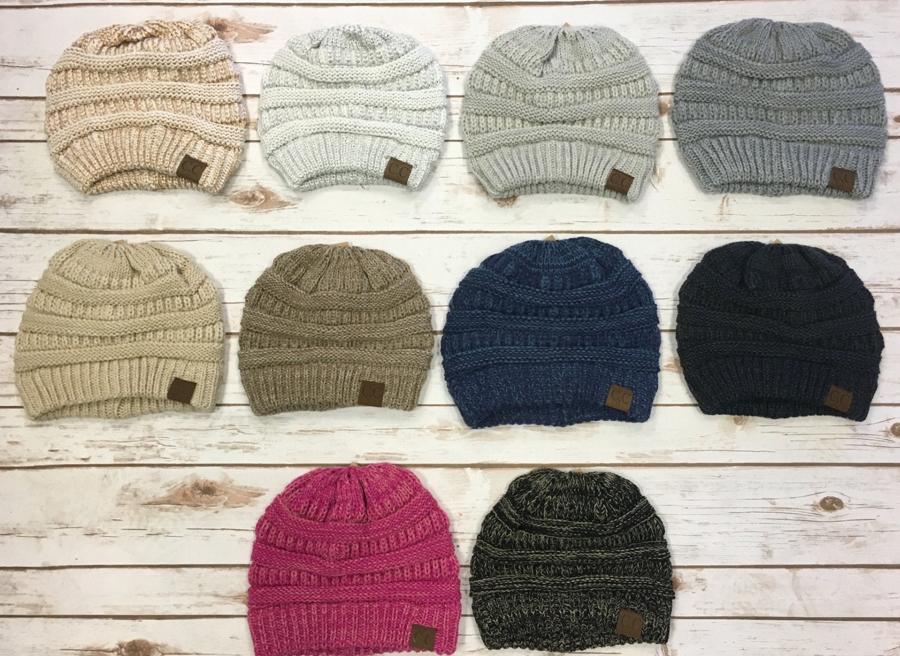 Slouchy Melange Knit Beanie: Multiple Colors-privityboutique-Privity Boutique, Women’s Fashion Boutique in Mesa, Arizona