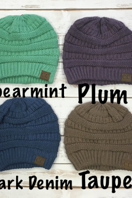 Slouchy Melange Knit Beanie: Multiple Colors-privityboutique-Privity Boutique, Women’s Fashion Boutique in Mesa, Arizona