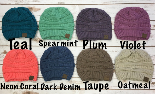 Slouchy Melange Knit Beanie: Multiple Colors-privityboutique-Privity Boutique, Women’s Fashion Boutique in Mesa, Arizona