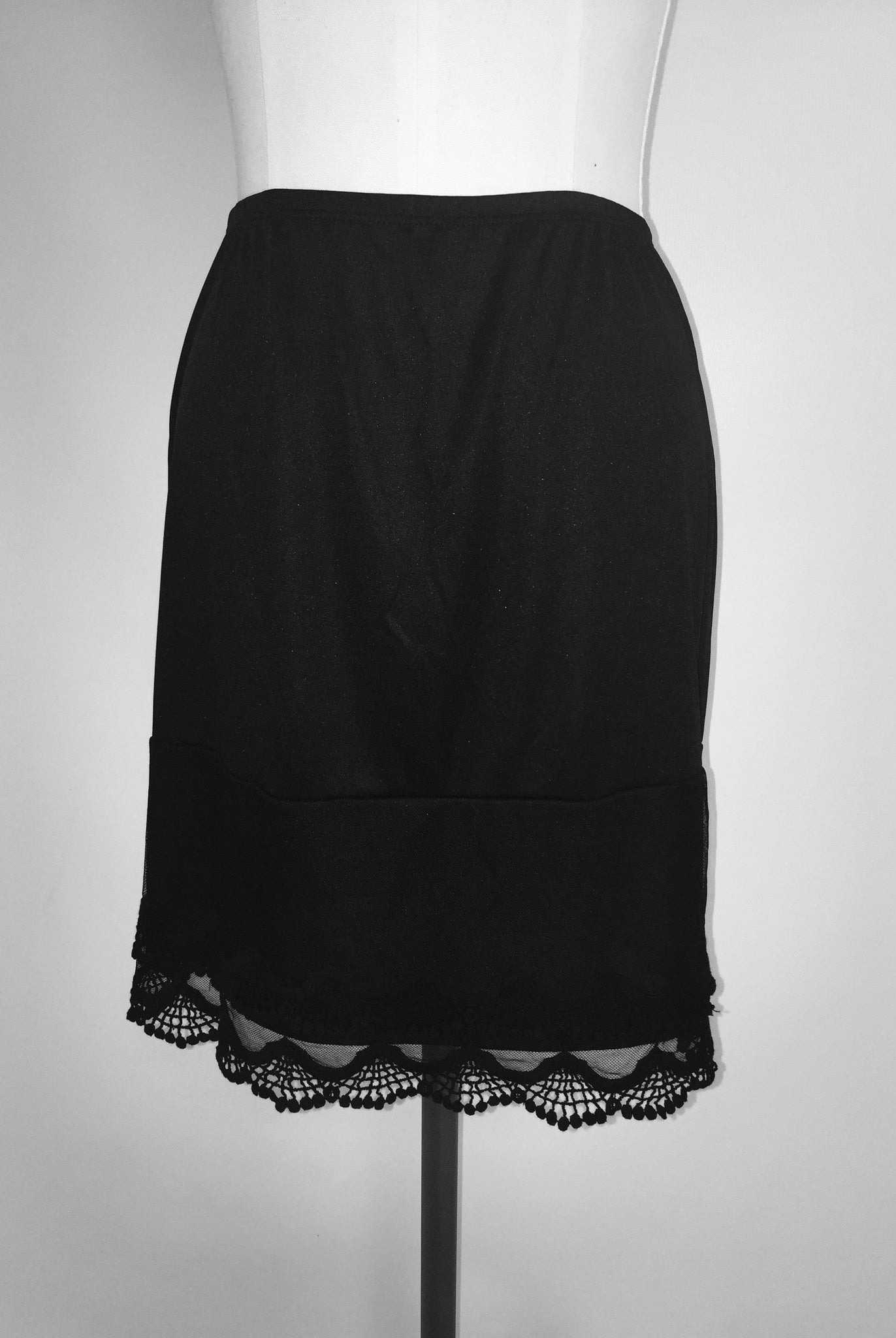 Slip Extender: Black-skirt extender-privityboutique-Privity Boutique, Women’s Fashion Boutique in Mesa, Arizona