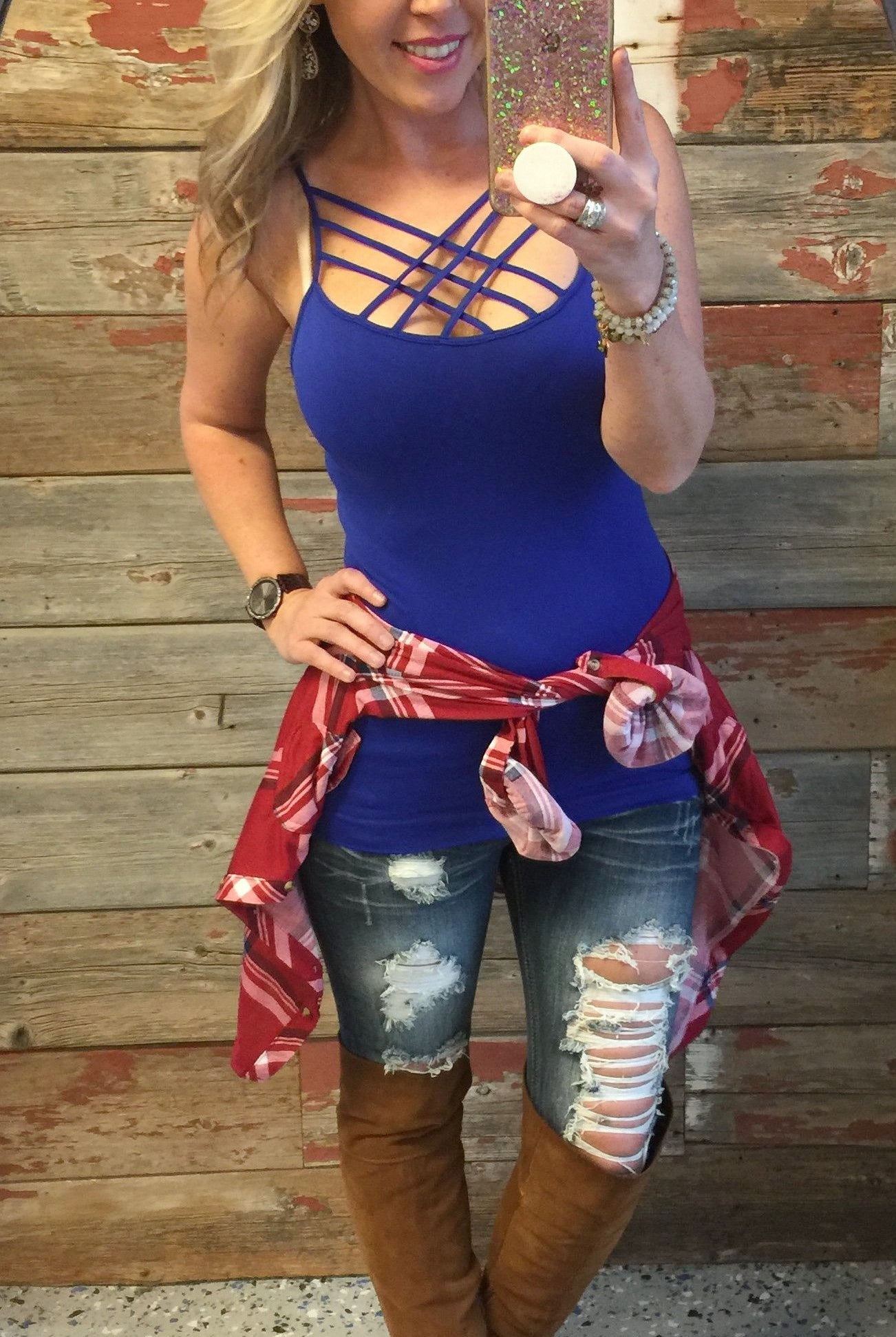 Caged Cami: Multiple Colors-privityboutique-Privity Boutique, Women’s Fashion Boutique in Mesa, Arizona