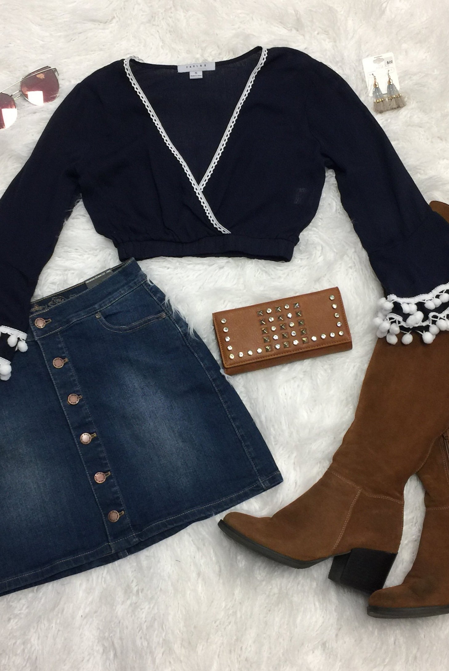 Peppy Pom Pom Top-Top-privityboutique.com-Privity Boutique, Women’s Fashion Boutique in Mesa, Arizona