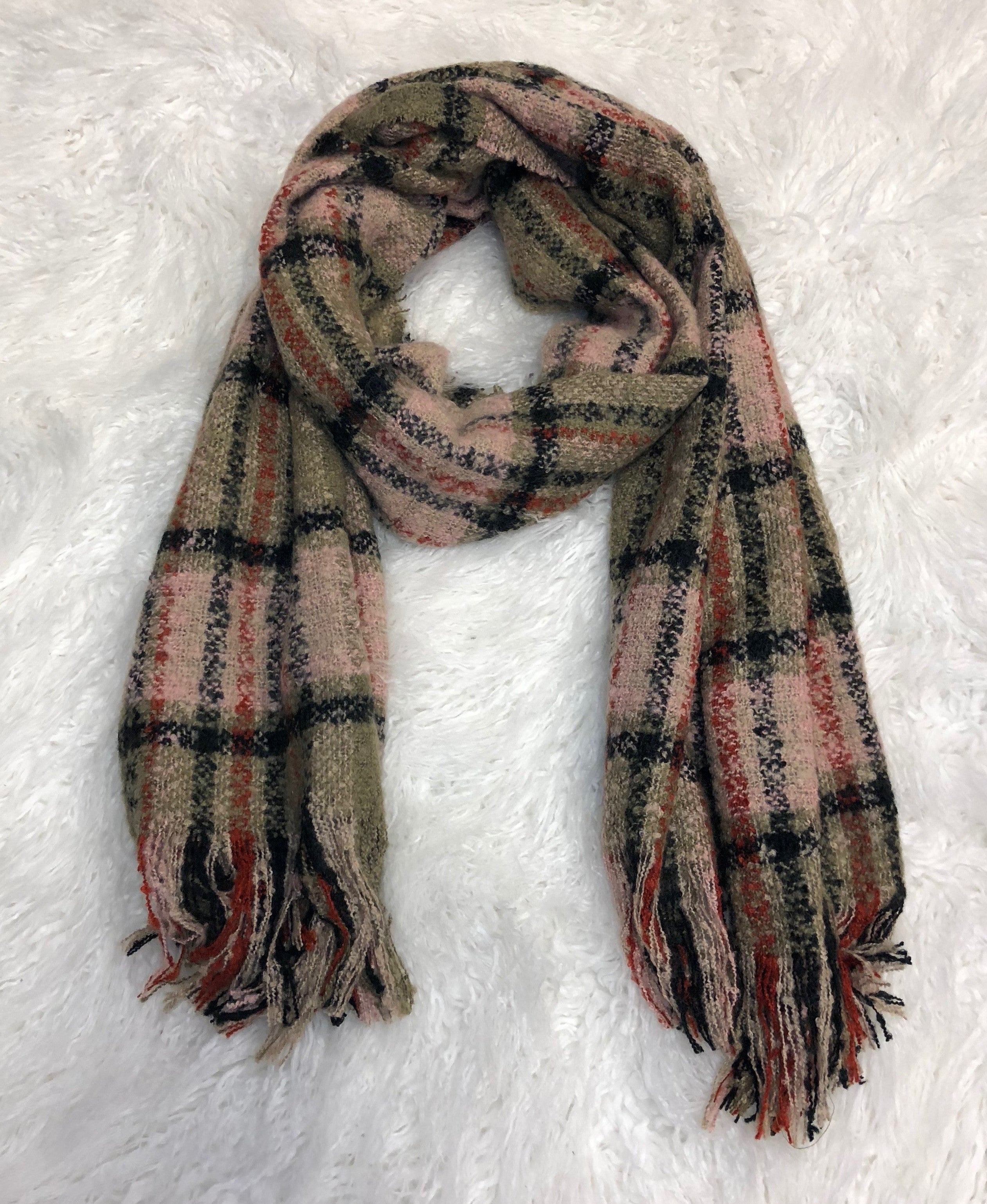 Warmer Style Pink Multi Scarf-scarf-privityboutique-Privity Boutique, Women’s Fashion Boutique in Mesa, Arizona